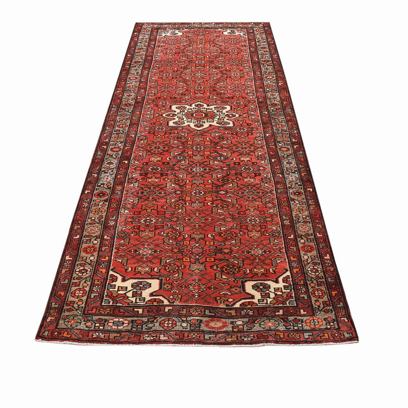 Løber Persisk tæppe - Nomadisk - 311 x 119 cm - rød