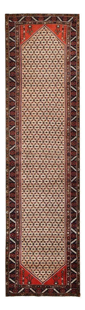 Løber Persisk tæppe - Nomadisk - 392 x 104 cm - beige