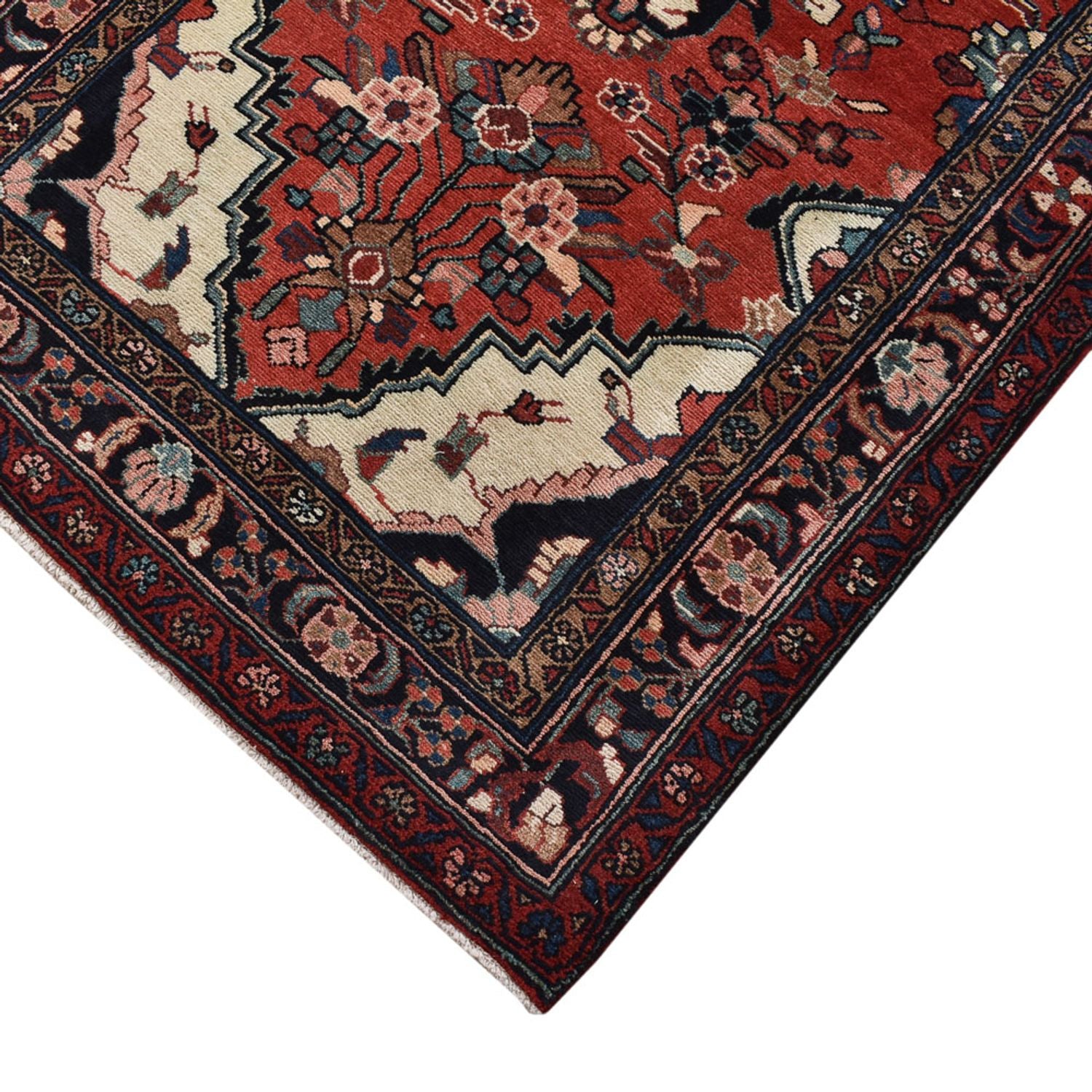 Løber Persisk tæppe - Nomadisk - 333 x 112 cm - lysrød