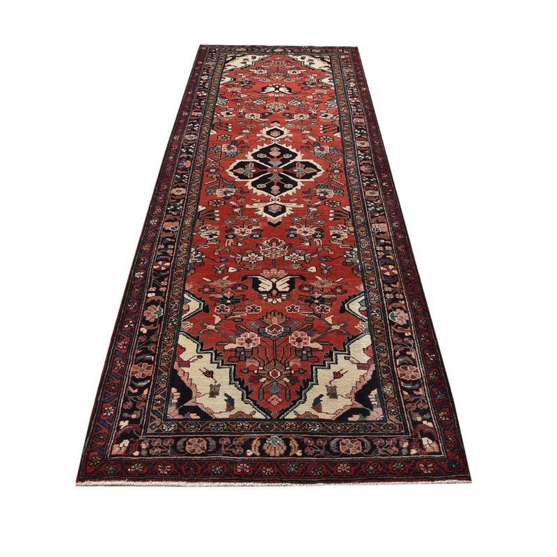 Løber Persisk tæppe - Nomadisk - 333 x 112 cm - lysrød
