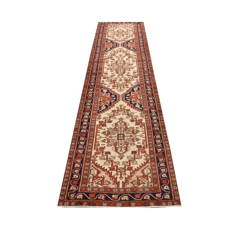 Løber Persisk tæppe - Nomadisk - 345 x 82 cm - beige