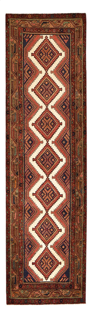Løber Persisk tæppe - Nomadisk - 294 x 80 cm - mørk beige