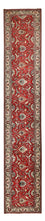 Løber Persisk tæppe - Tabriz - 458 x 81 cm - rød