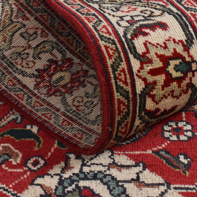 Løber Persisk tæppe - Tabriz - 458 x 81 cm - rød