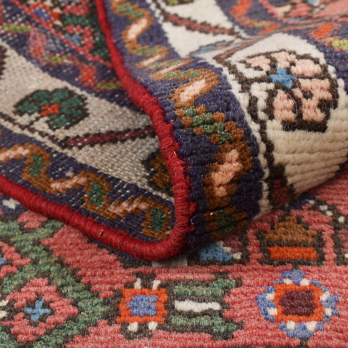 Løber Persisk tæppe - Nomadisk - 195 x 74 cm - lysrød