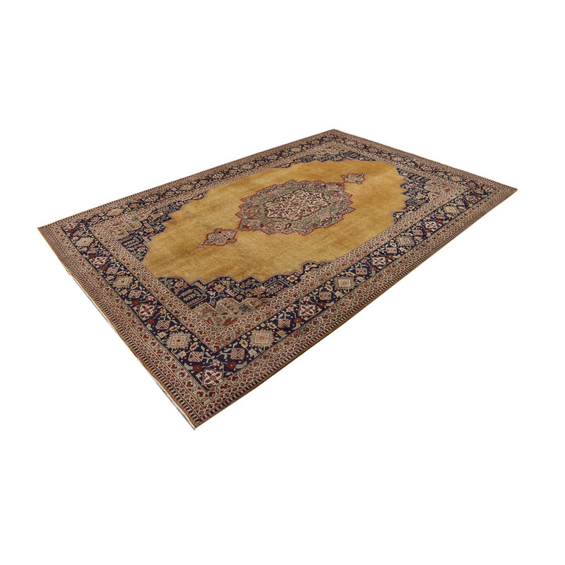 Persisk tæppe - Tabriz - 354 x 237 cm - guld