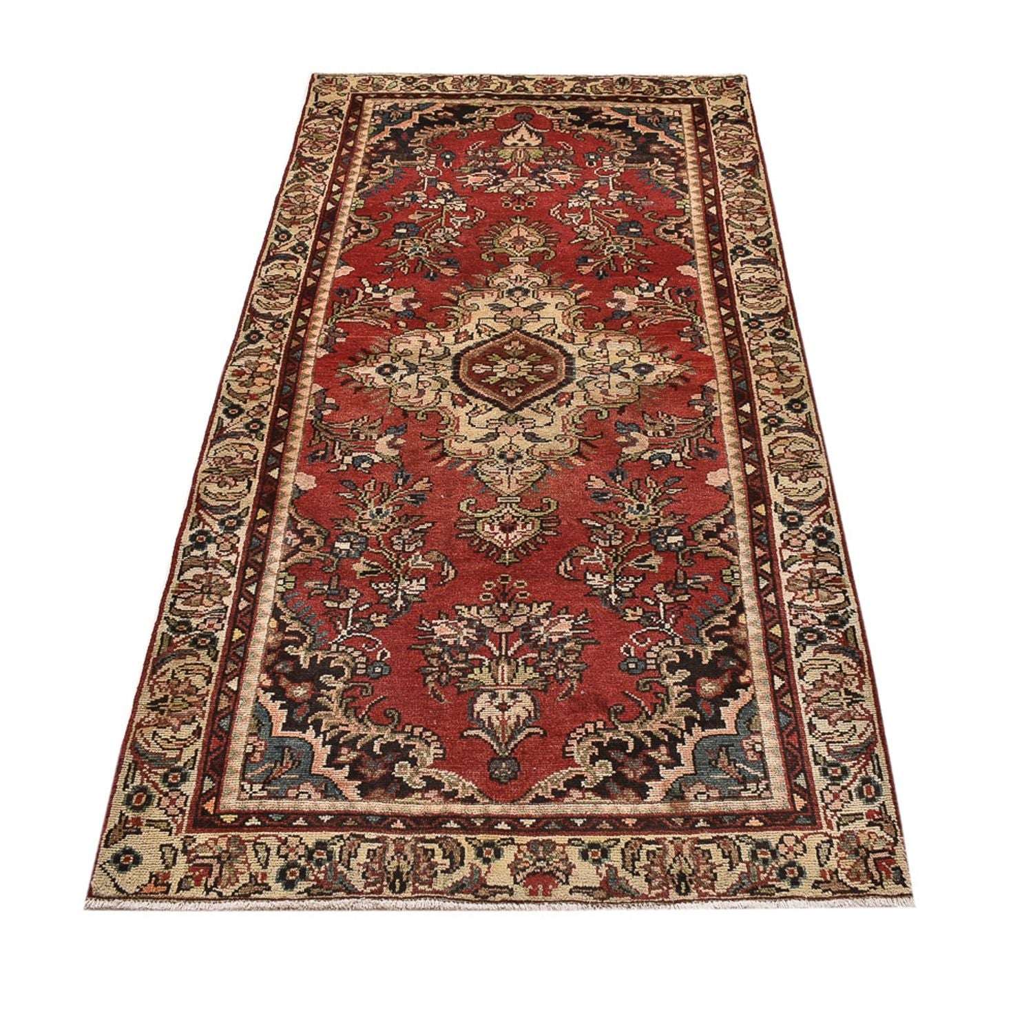 Løber Persisk tæppe - Nomadisk - 207 x 104 cm - rød