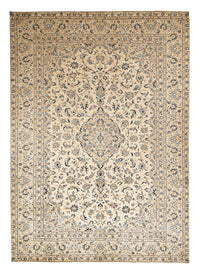 Persisk tæppe - Keshan - 334 x 240 cm - beige
