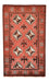 Turkaman-tæppe - 100 x 58 cm - lysrød