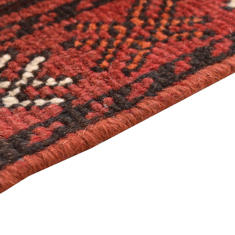 Turkaman-tæppe - 100 x 58 cm - lysrød