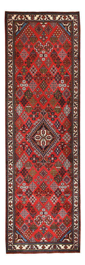 Løber Persisk tæppe - Nomadisk - 398 x 122 cm - rød