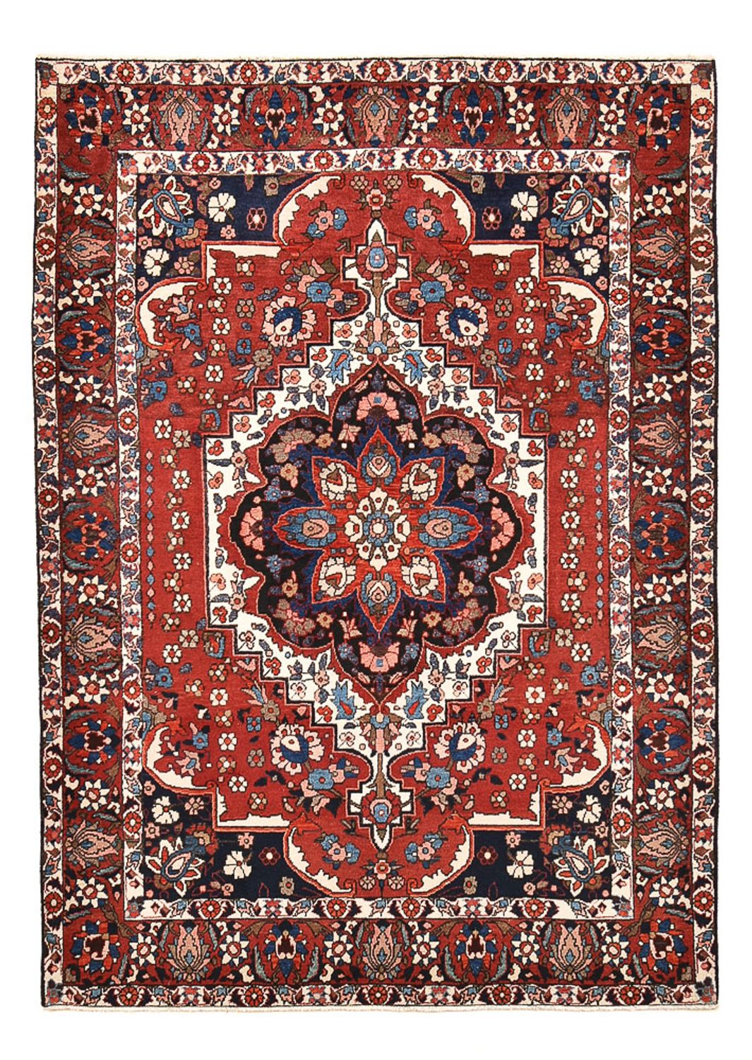 Persisk tæppe - Nomadisk - 205 x 142 cm - rød