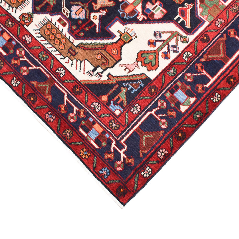 Persisk tæppe - Nomadisk - 210 x 143 cm - flerfarvet