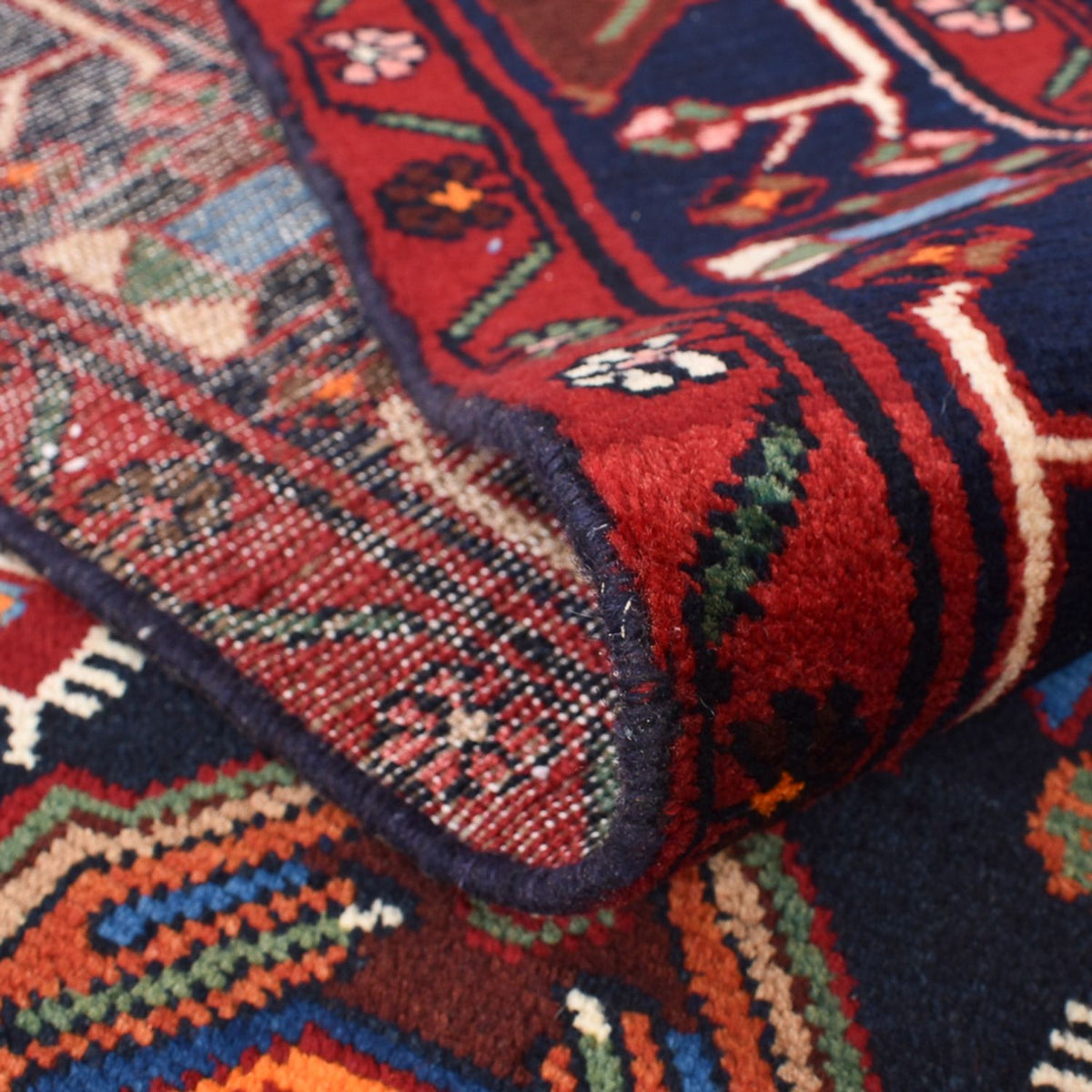 Persisk tæppe - Nomadisk - 210 x 143 cm - flerfarvet