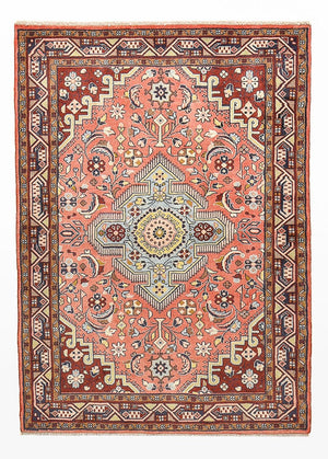 Persisk tæppe - Nomadisk - 150 x 101 cm - lysrød