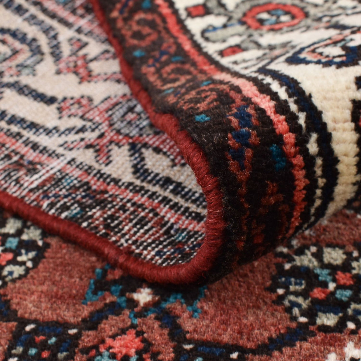 Persisk tæppe - Nomadisk - 153 x 100 cm - flerfarvet