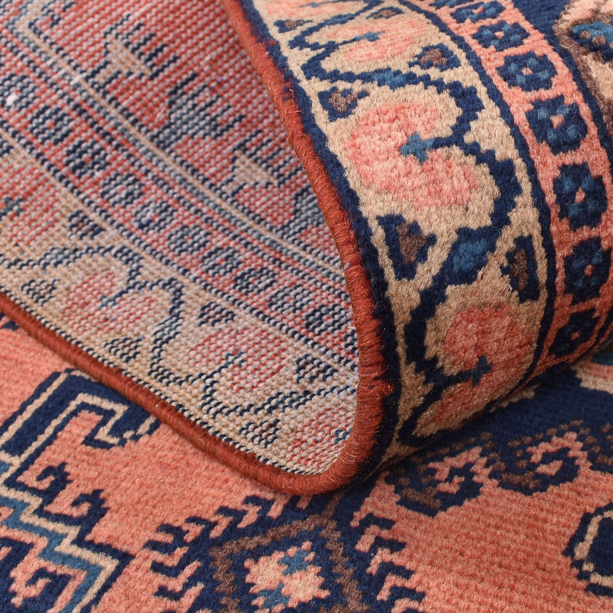 Persisk tæppe - Nomadisk - 160 x 103 cm - lysrød