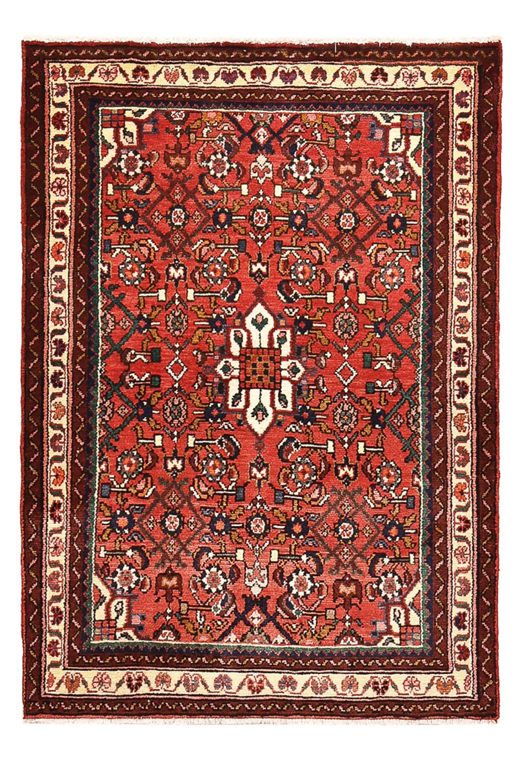 Persisk tæppe - Nomadisk - 153 x 103 cm - rød
