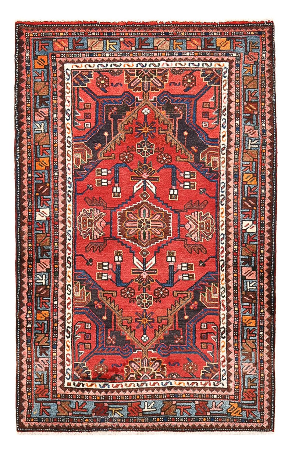Persisk tæppe - Nomadisk - 143 x 87 cm - rød