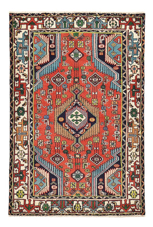 Persisk tæppe - Nomadisk - 145 x 96 cm - rød