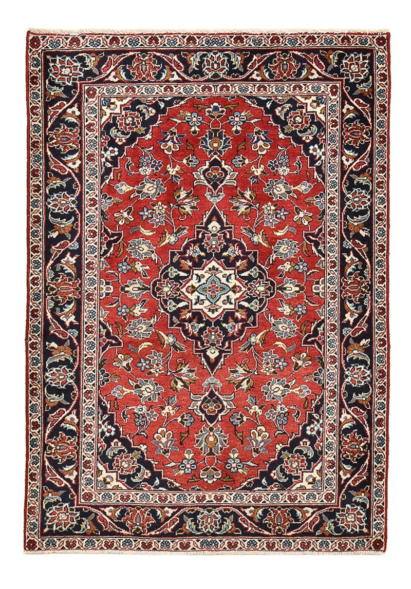 Persisk tæppe - Keshan - 144 x 96 cm - rød