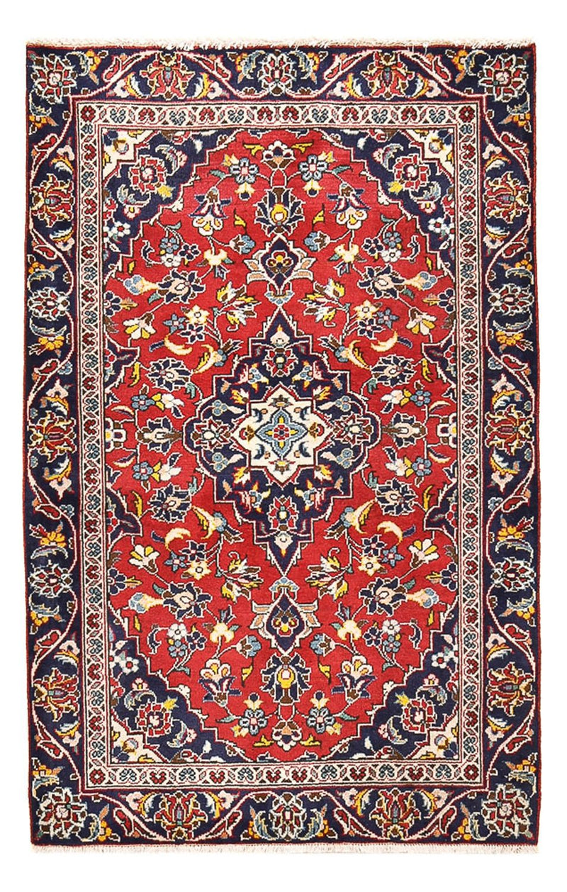 Persisk tæppe - Keshan - 142 x 90 cm - rød