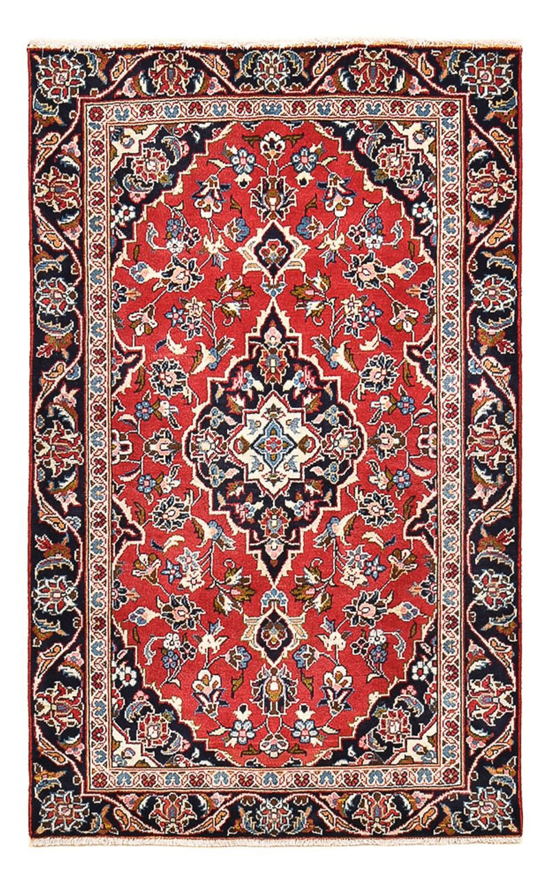 Persisk tæppe - Keshan - 142 x 90 cm - rød
