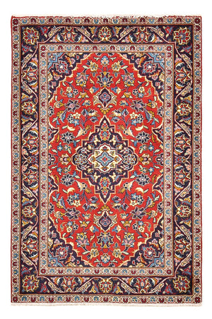 Persisk tæppe - Keshan - 150 x 100 cm - rød