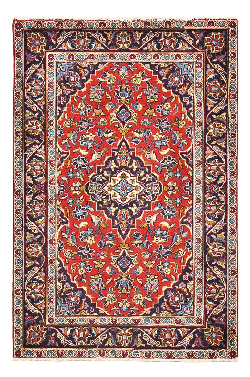 Persisk tæppe - Keshan - 150 x 100 cm - rød