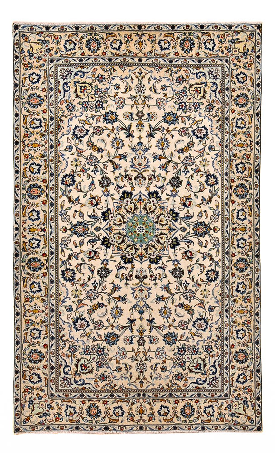Persisk tæppe - Keshan - 247 x 143 cm - flerfarvet