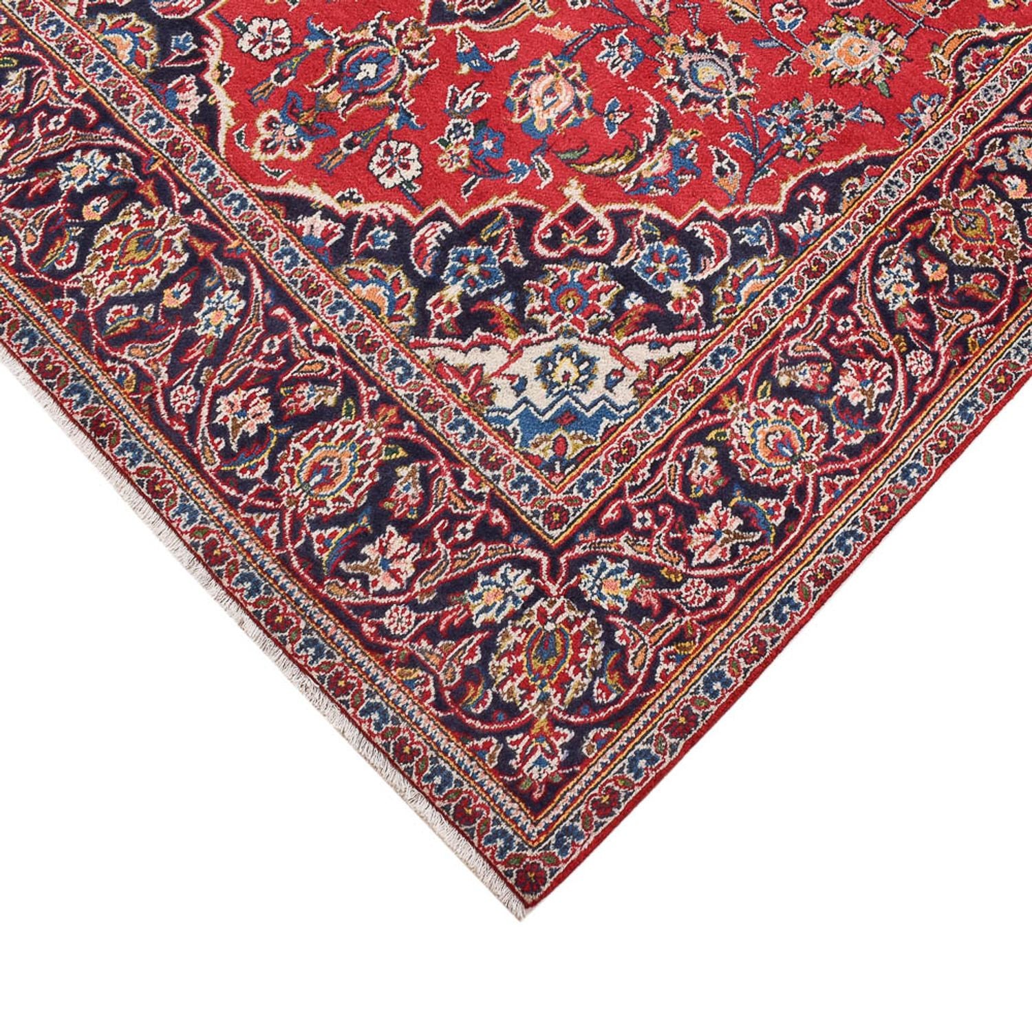 Persisk tæppe - Keshan - 220 x 138 cm - rød