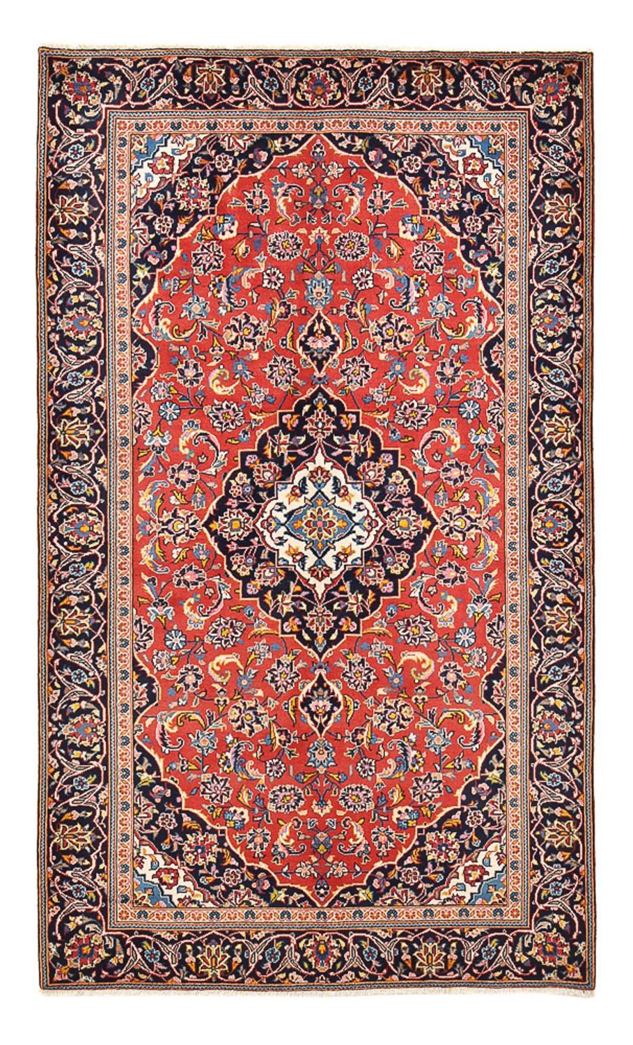 Persisk tæppe - Keshan - 235 x 140 cm - rød