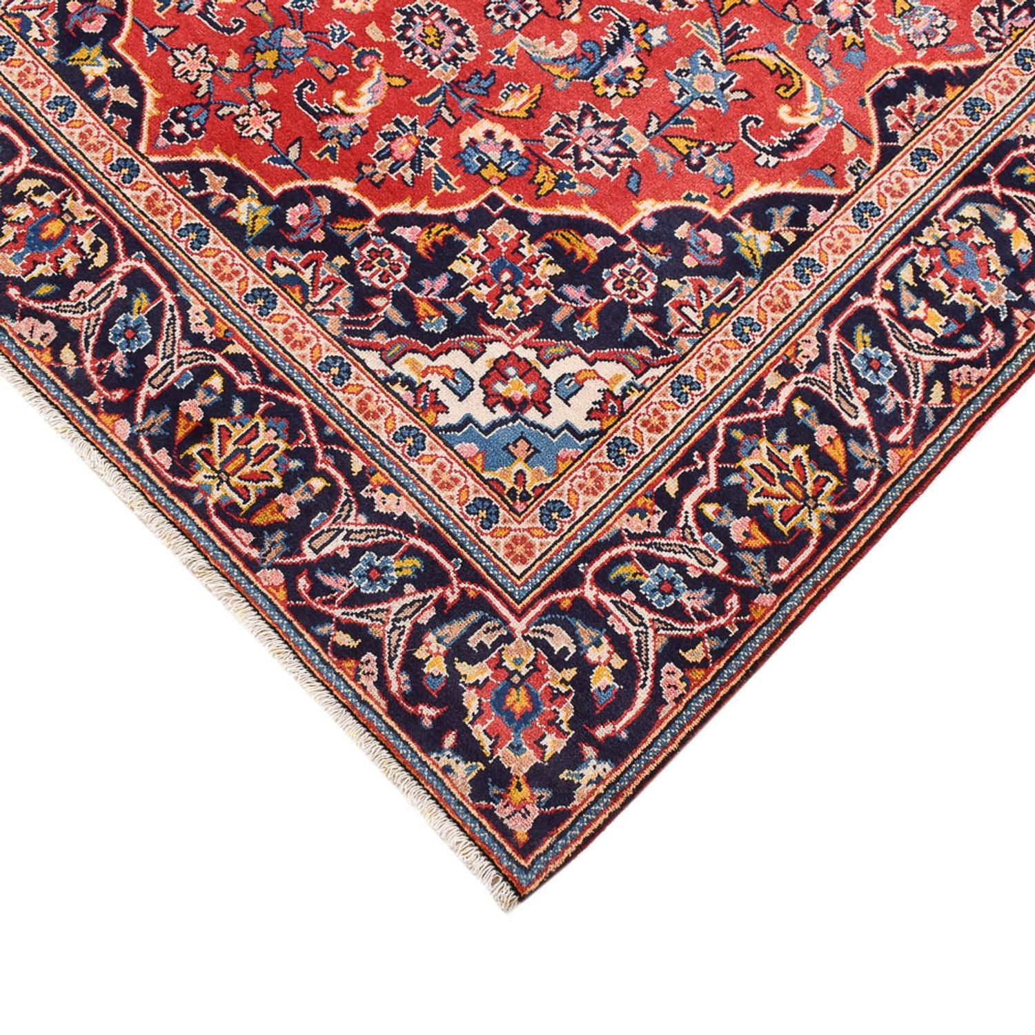 Persisk tæppe - Keshan - 235 x 140 cm - rød