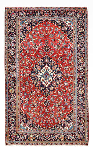 Persisk tæppe - Keshan - 255 x 151 cm - rød