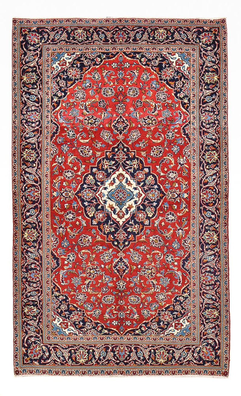 Persisk tæppe - Keshan - 255 x 151 cm - rød