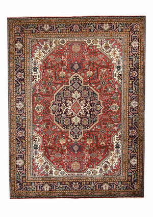 Persisk tæppe - Tabriz - 335 x 252 cm - rød