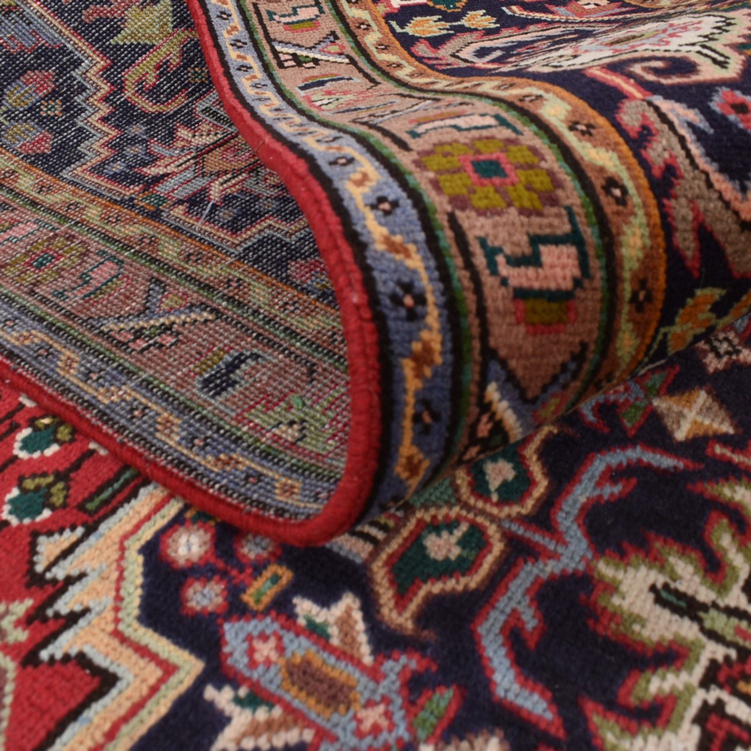 Persisk tæppe - Tabriz - 335 x 252 cm - rød