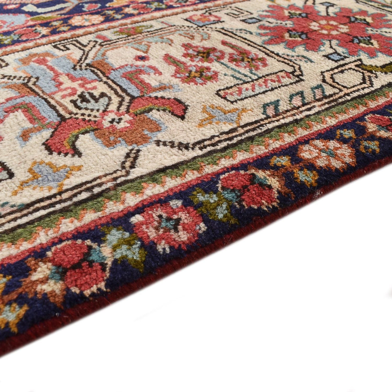 Persisk tæppe - Tabriz - 335 x 257 cm - lysrød
