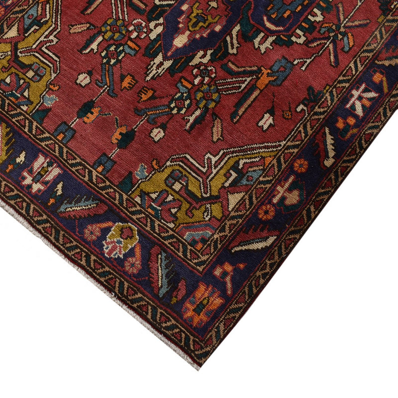 Løber Persisk tæppe - Tabriz - 338 x 112 cm - rød
