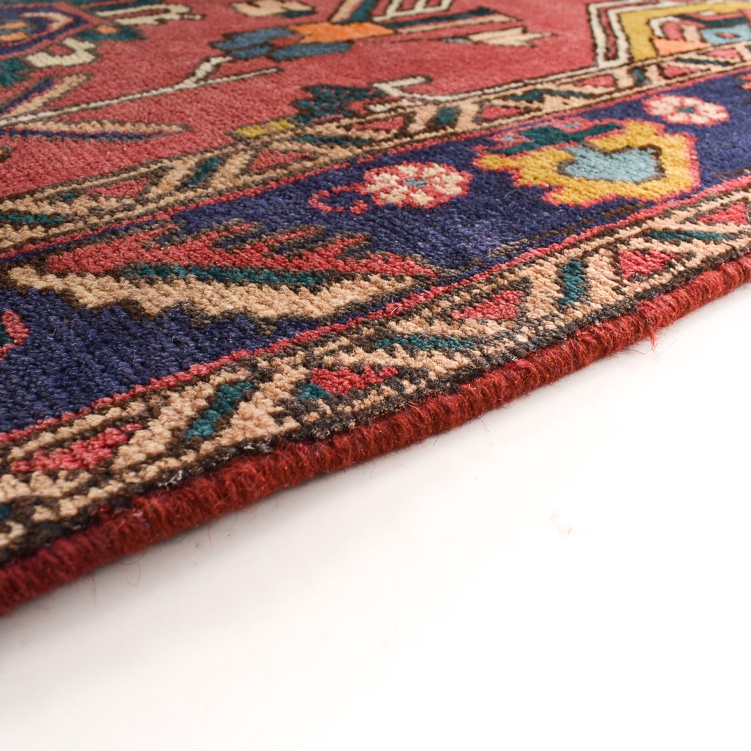 Løber Persisk tæppe - Tabriz - 338 x 112 cm - rød