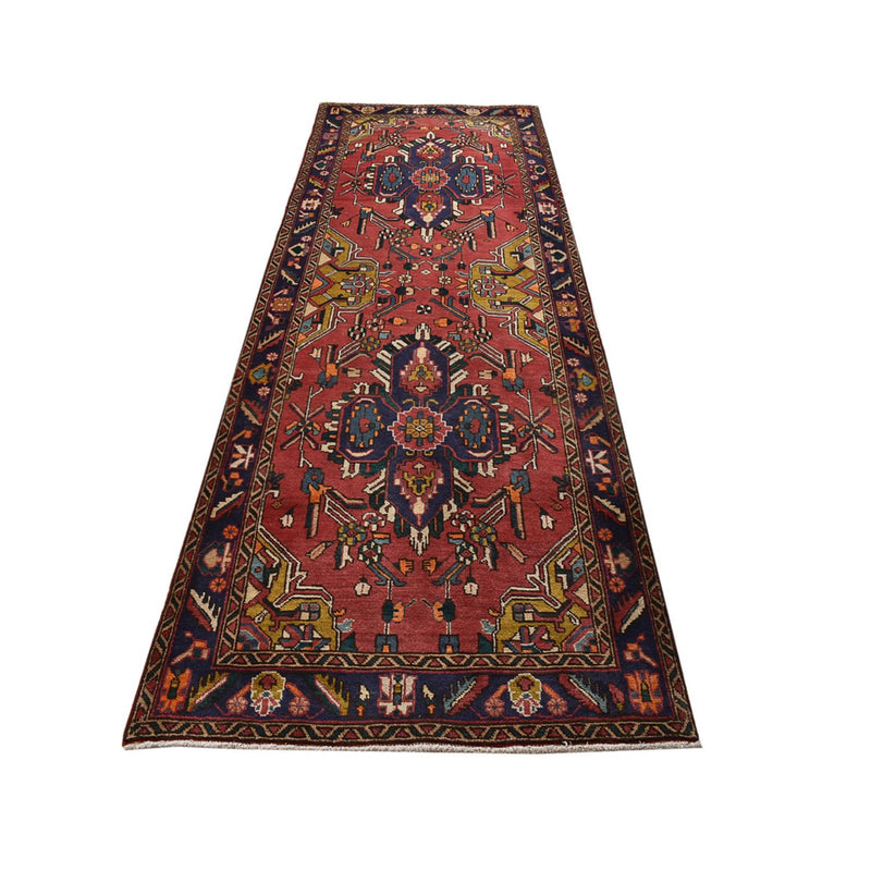 Løber Persisk tæppe - Tabriz - 338 x 112 cm - rød
