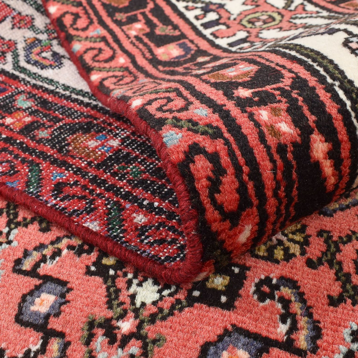 Persisk tæppe - Nomadisk - 206 x 132 cm - lysrød