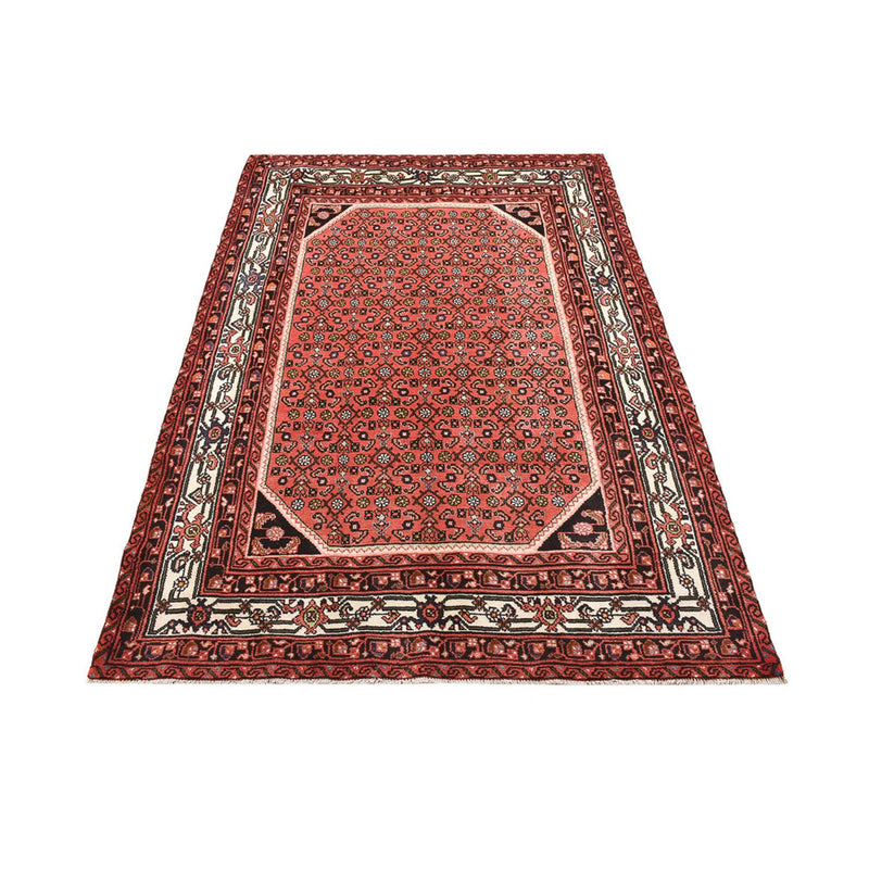 Persisk tæppe - Nomadisk - 206 x 132 cm - lysrød