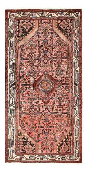 Løber Persisk tæppe - Nomadisk - 198 x 96 cm - lysrød