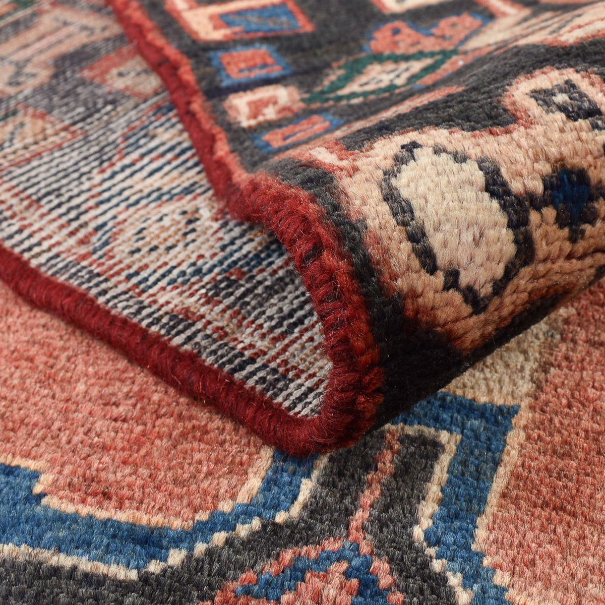 Persisk tæppe - Nomadisk - 208 x 116 cm - flerfarvet