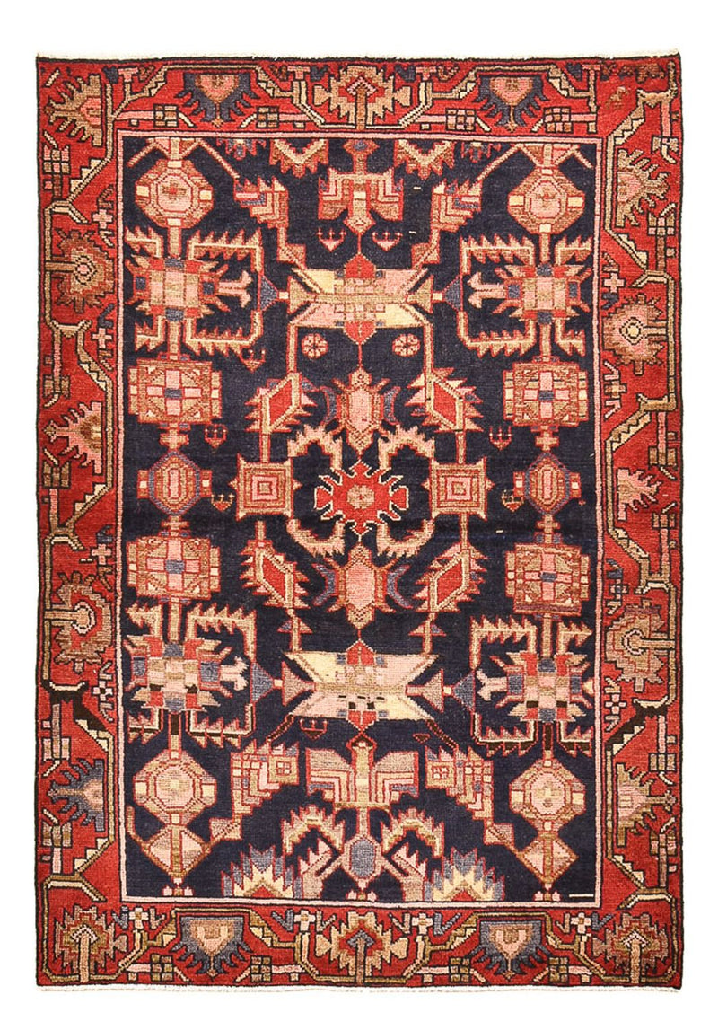 Persisk tæppe - Nomadisk - 158 x 110 cm - mørkeblå