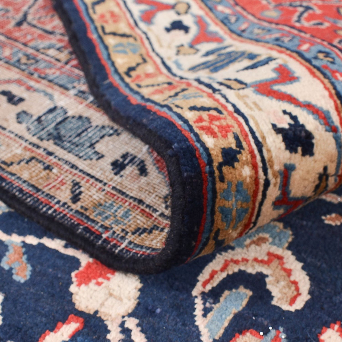 Persisk tæppe - Classic - 375 x 263 cm - mørkeblå