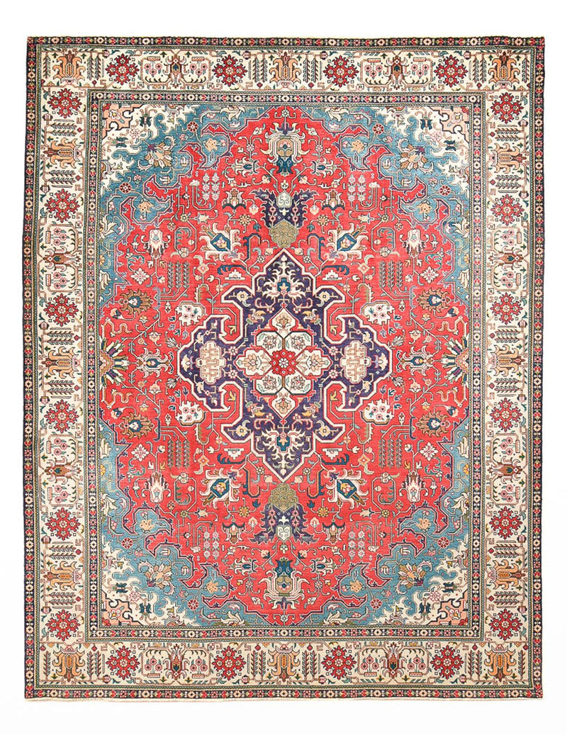 Persisk tæppe - Tabriz - 343 x 255 cm - rød