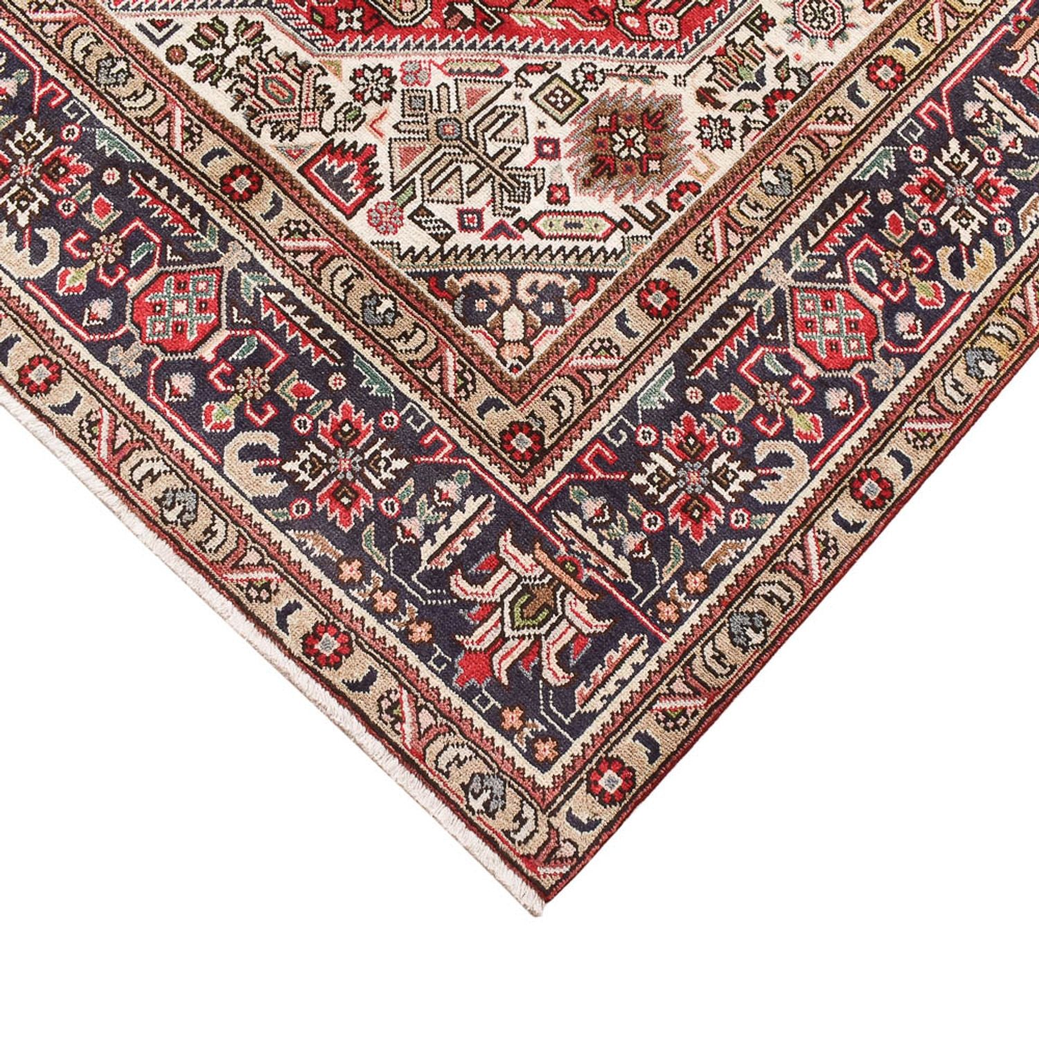 Persisk tæppe - Tabriz - 290 x 196 cm - rød