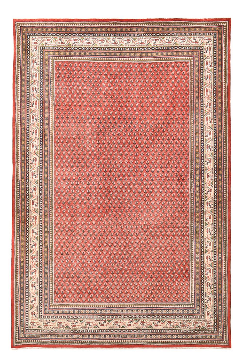 Persisk tæppe - Mir - 320 x 214 cm - rød